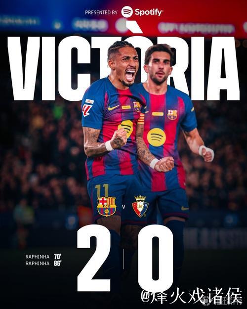 巴萨若今夜取胜，将创2017年以来首次连续7场西甲净胜2球以上纪录